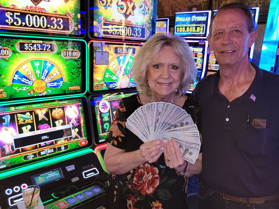 Sandra & Randall P. - $9,074 - Emerald Island Casino