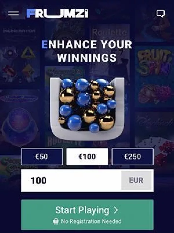Frumzi Review - Pay and Play Casino - NewCasinos.com