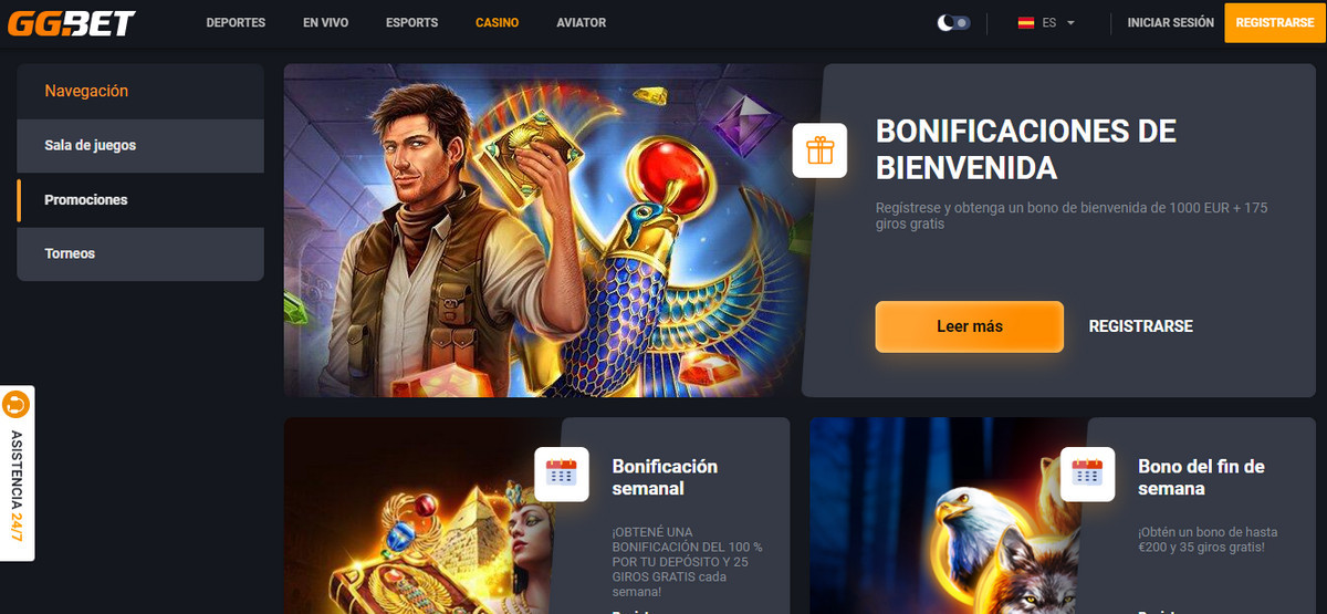 GGBet 175 giros gratis & 1000 USD Paquete de Bienvenida - Apuestas ...