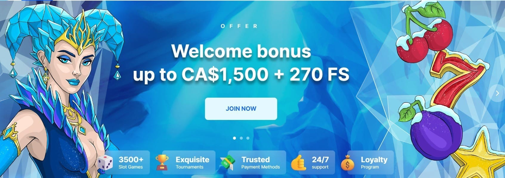 Ice Casino Review 2023 - 120% bonus CA$300 +120 Free Spins