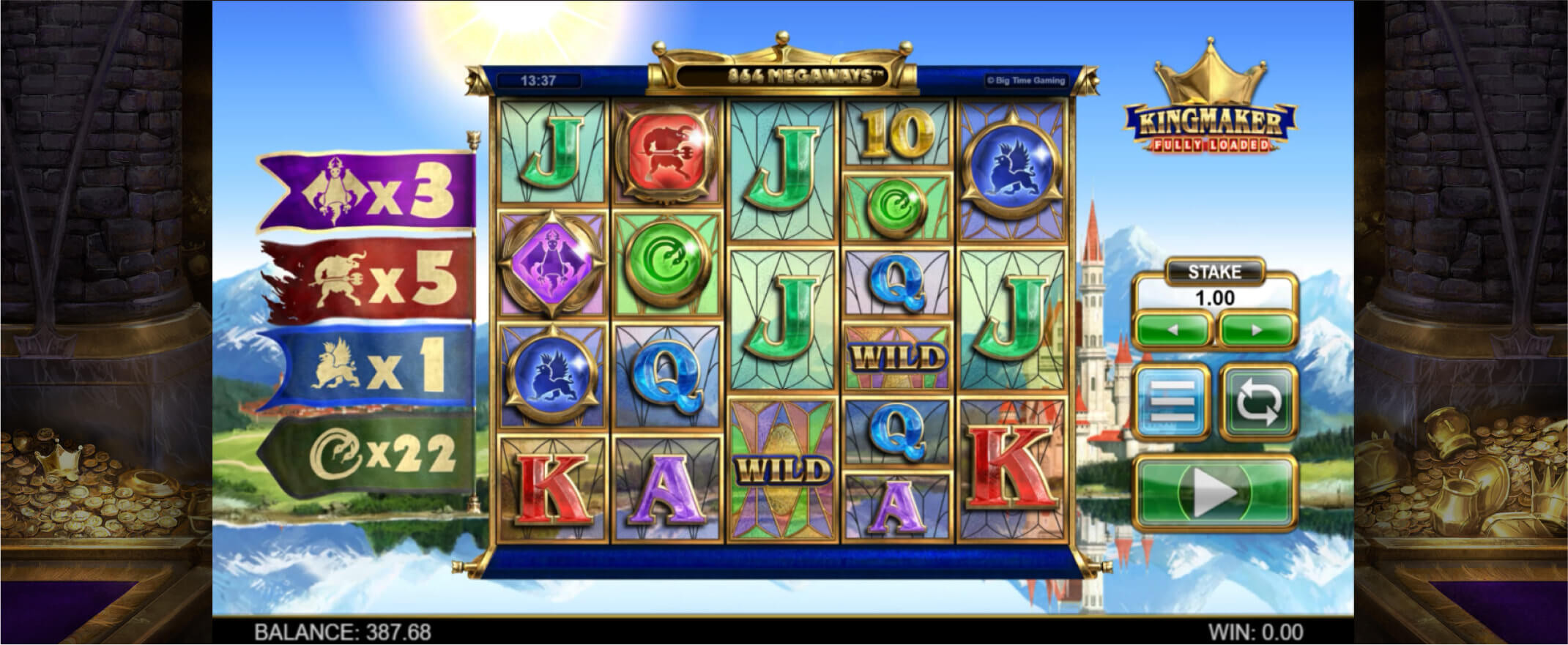 Kingmaker Fully Loaded Slot Review | Get 11 Wager Free Spins