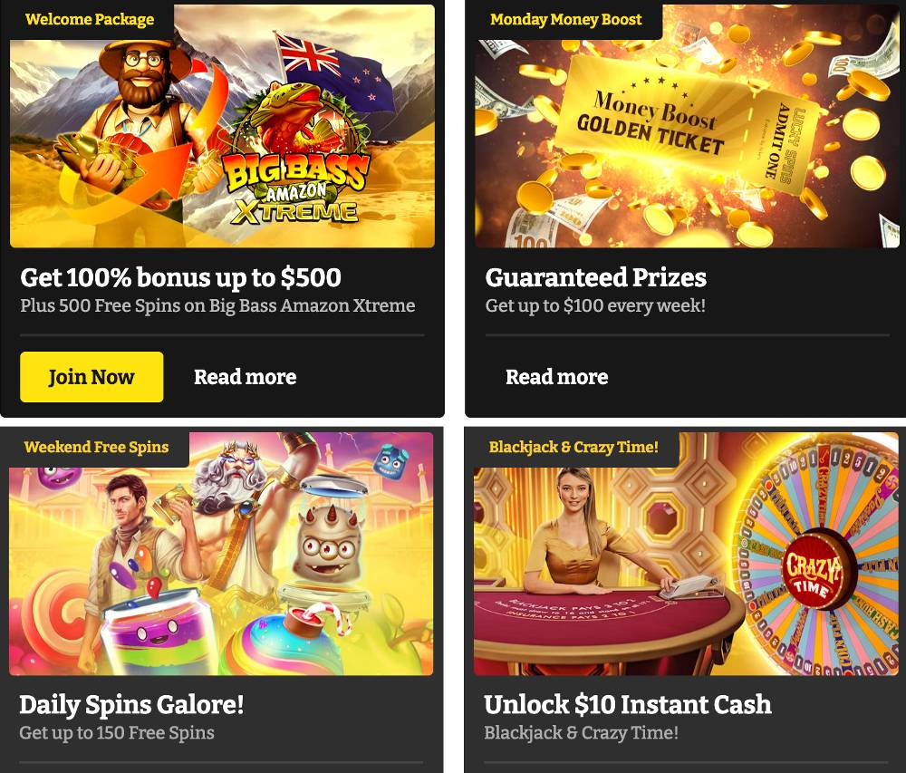 Lucky Spins Casino Review: 100% up to $500 + 500 Free Spins