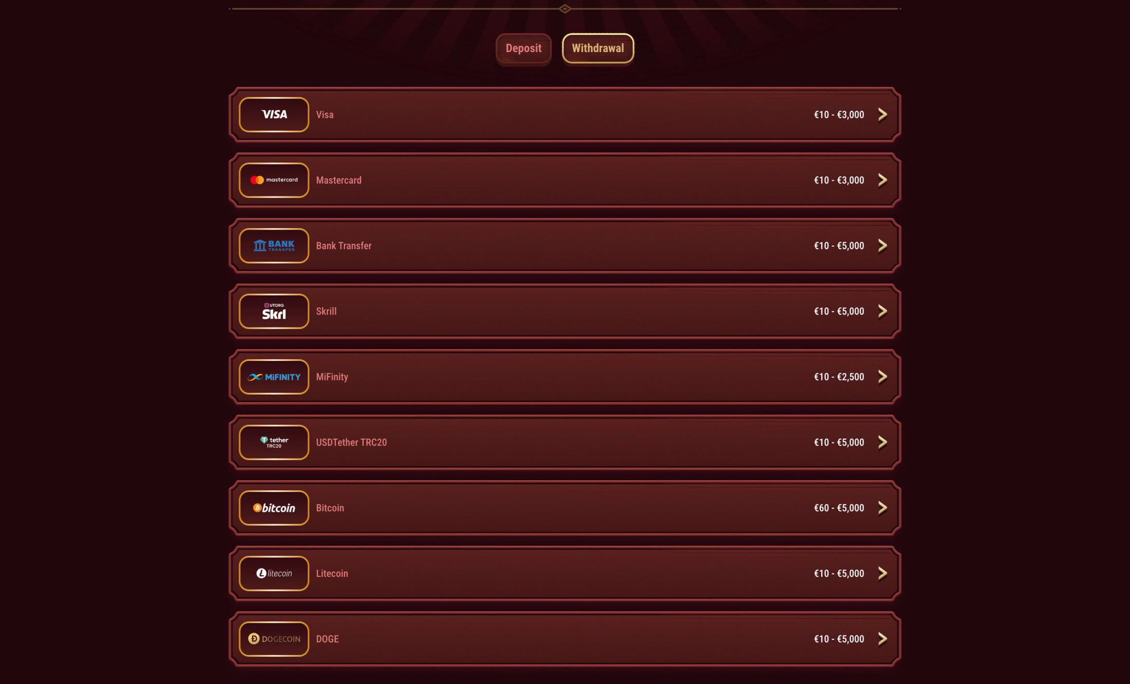 Magius Casino - Unlock £425 + 200 FS + 1 BONUS CRAB Today