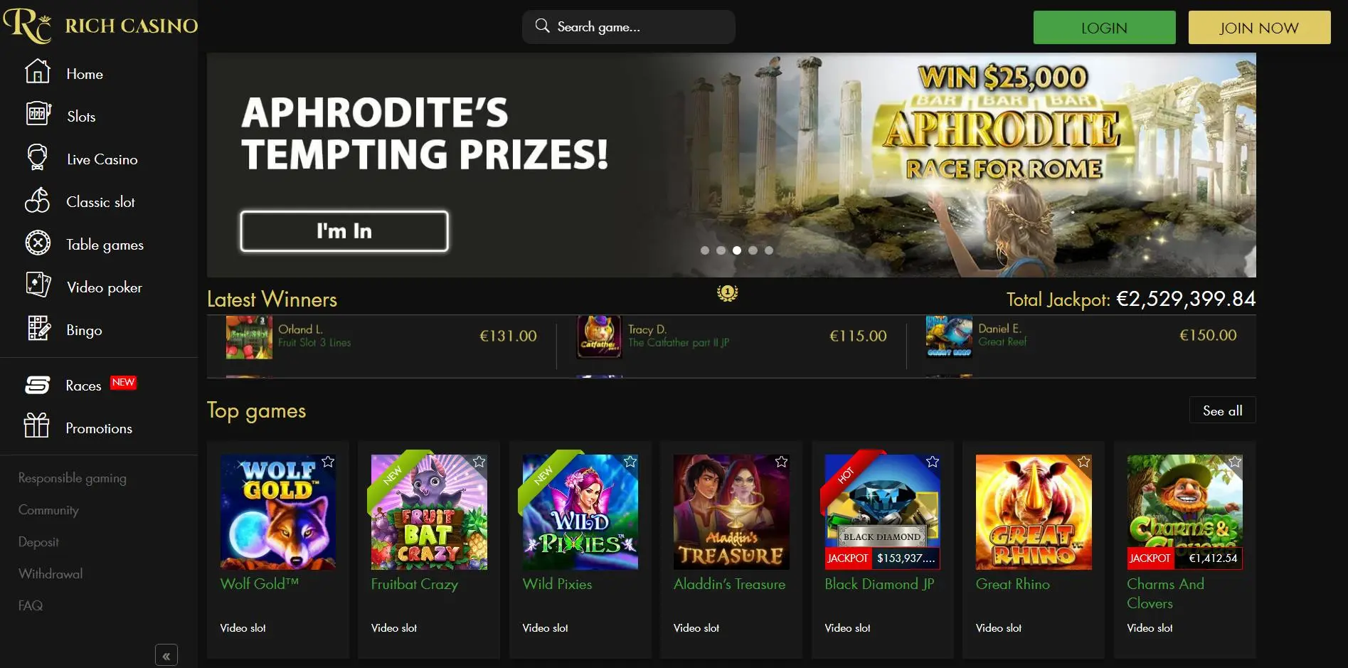 Rich Casino Canada 🎖️ Rich Review 2022