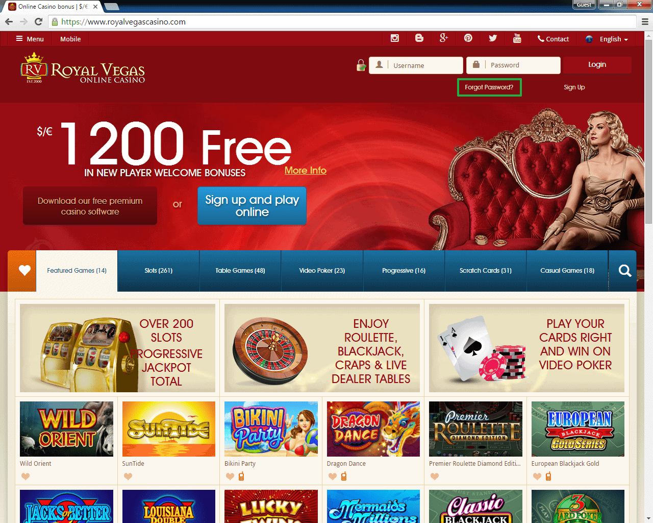 Royal Vegas Casino Login | casinologin