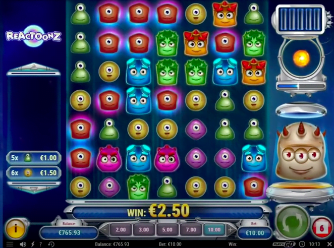 Reactoonz Slot - Game Review, RTP, Features & Free Play Demo