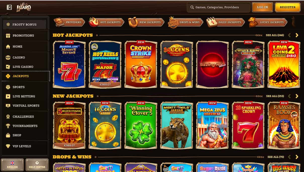 Lizaro Review & Bonus Codes for 2026 - Casino Games & Sport