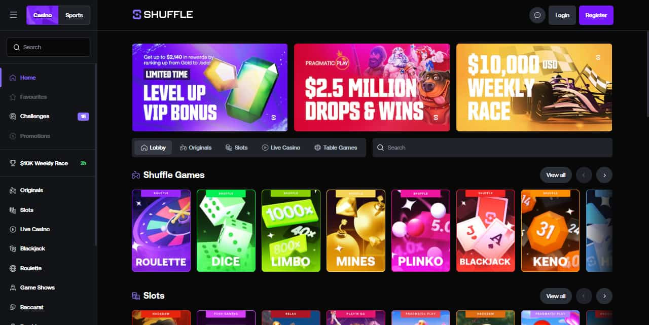 New Casino Games on Shuffle! | Blog | Shuffle - VIP Crypto Casino