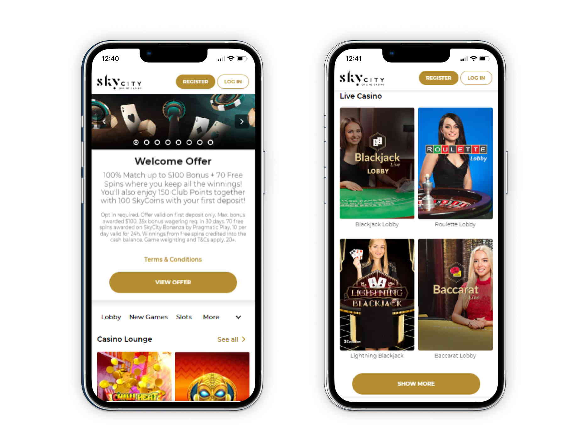 SkyCity online casino review | NZ$100 + 70 free spins