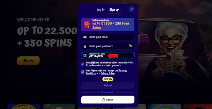 Código Promocional SpinGranny 2026 🎁 €4,500 + 50 Giros Sin Depósito