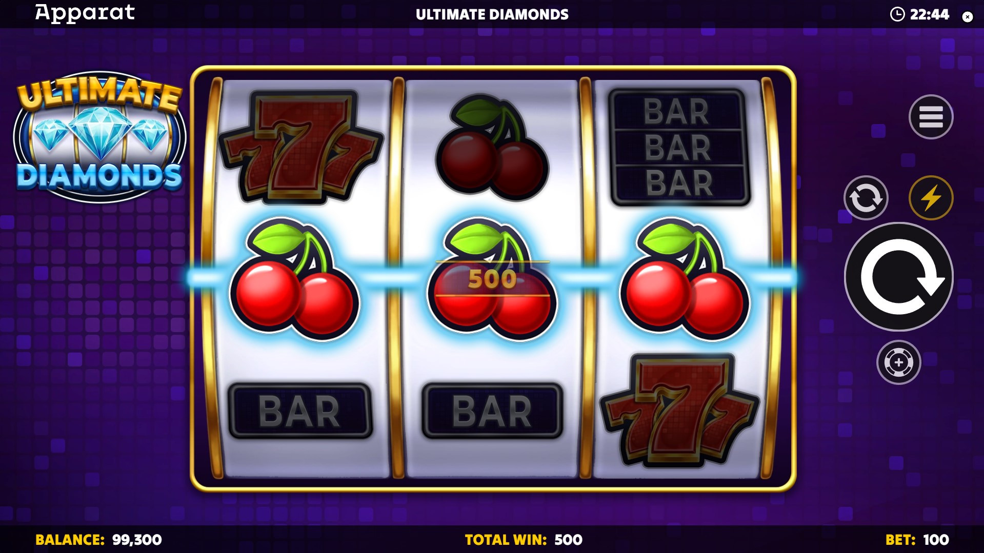 Ultimate Diamonds (Apparat Gaming) Slot Review & Demo - Respinix