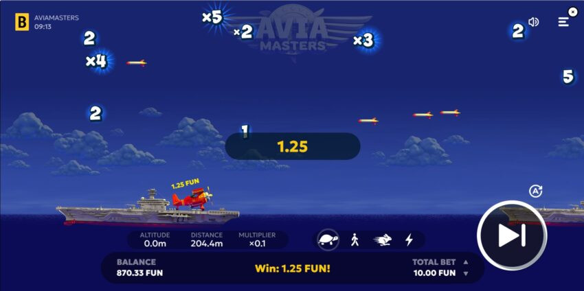Avia Masters Demo (BGaming's Crash Game) - Respinix