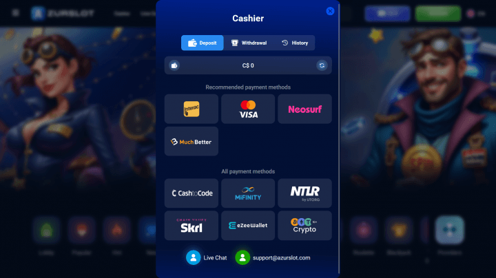 AzurSlot Casino Review | Bonuses, Promotions, Games