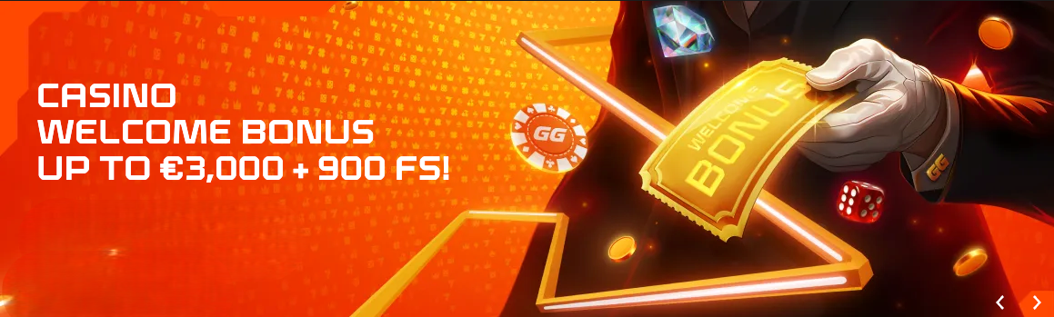Kasíno GGBet | Bonus 3 000 € a 900 FS Slovensko