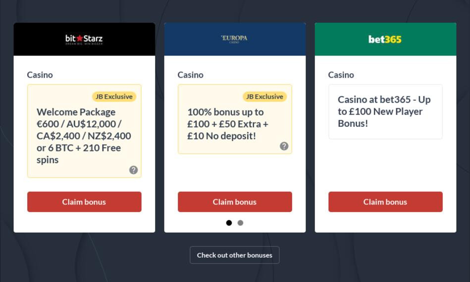 Best Promo Codes for Casinos and Bookmakers 2021