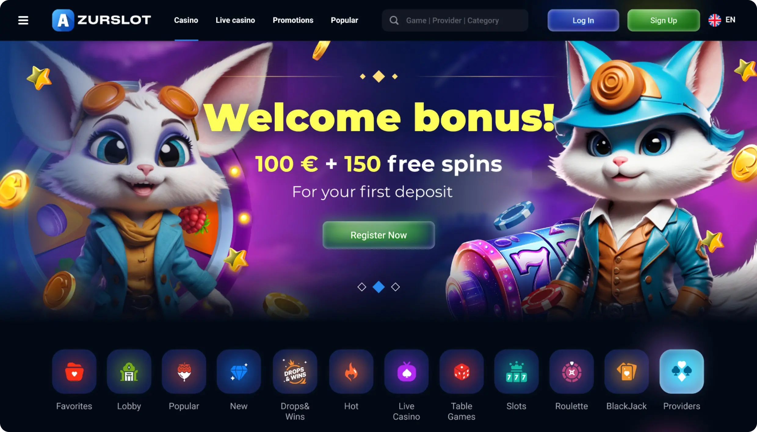 AzurSlot Italia – Slot ufficiali e Giochi da Casinò