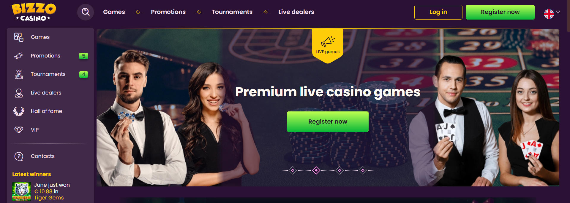 Bizzo Casino Review NZ - Claim $5000 and 150 Free Spins