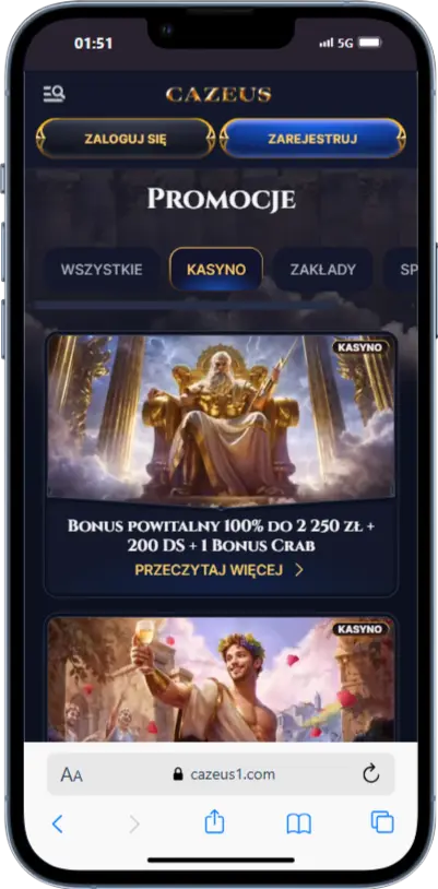 CaZeus recenzja kasyna 2025