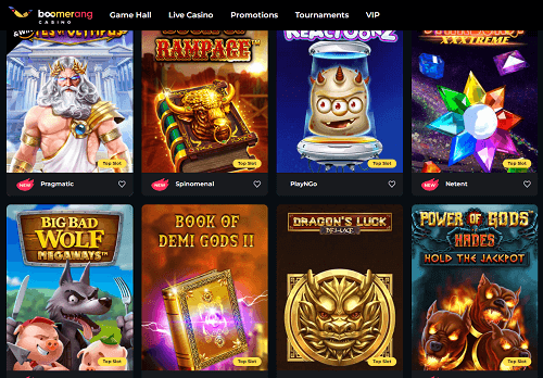 Boomerang Casino Review & Rating (2025) – Get $750 + 200 Free Spins