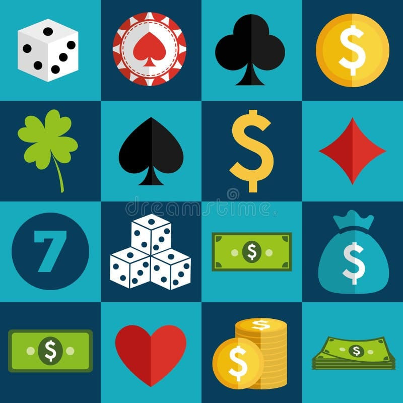 Casino royal games design stock vector. Illustration of concept - 59305422