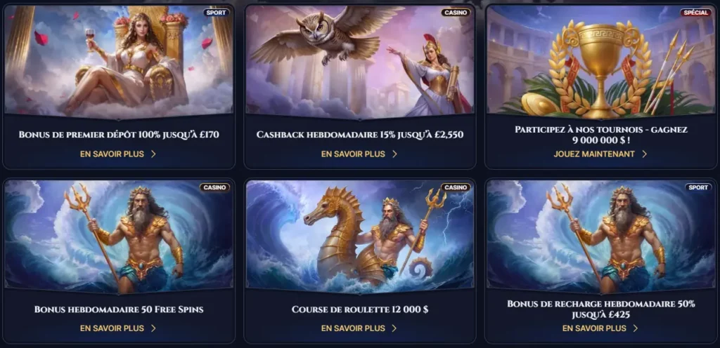 Cazeus - Bonus de Bienvenue 100 % Jusqu'à €500 + 200 Tours Gratuits