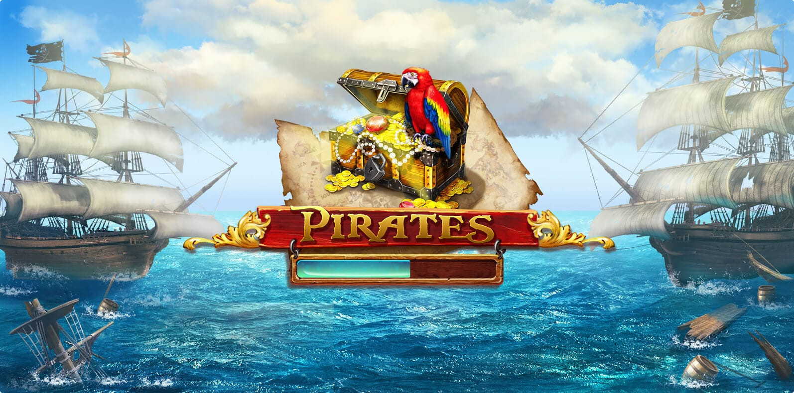 Pirates Slots Game Theme and Spine Animation Design