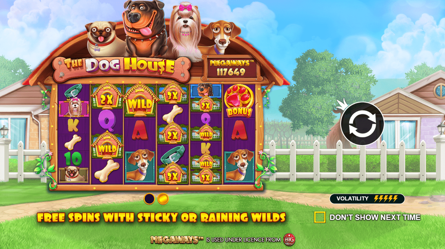 THE DOG HOUSE MEGAWAYS 🎯PLAY slot by PRAGMATIC PLAY online