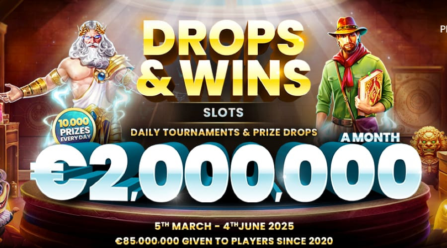 Drops & Wins March-June 2025 - Free Slots 4 Play & Real Cash at Online ...