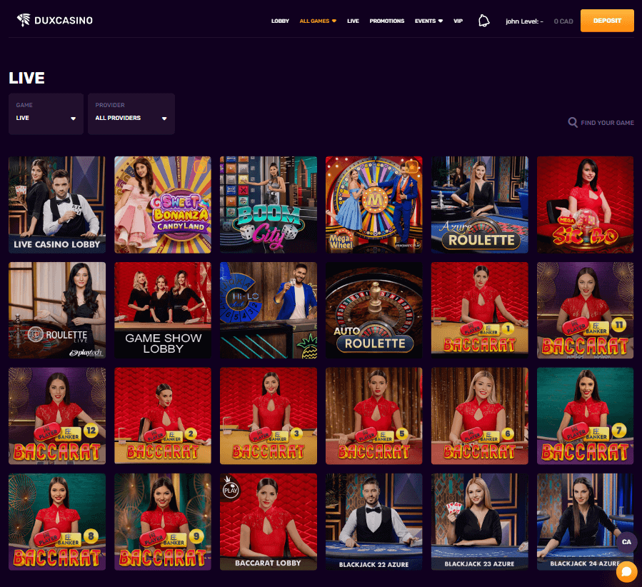 Dux Casino Bonus Codes & No Deposit Bonuses (2025)