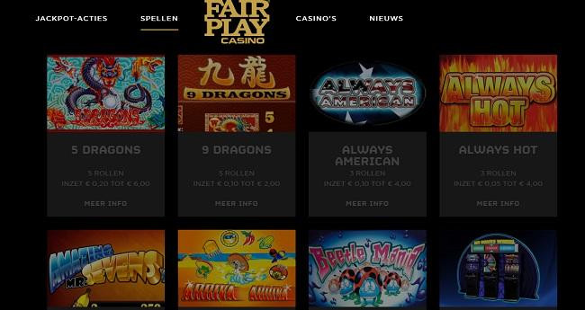 Fairplay online casino Netherlands - Gambling Holland