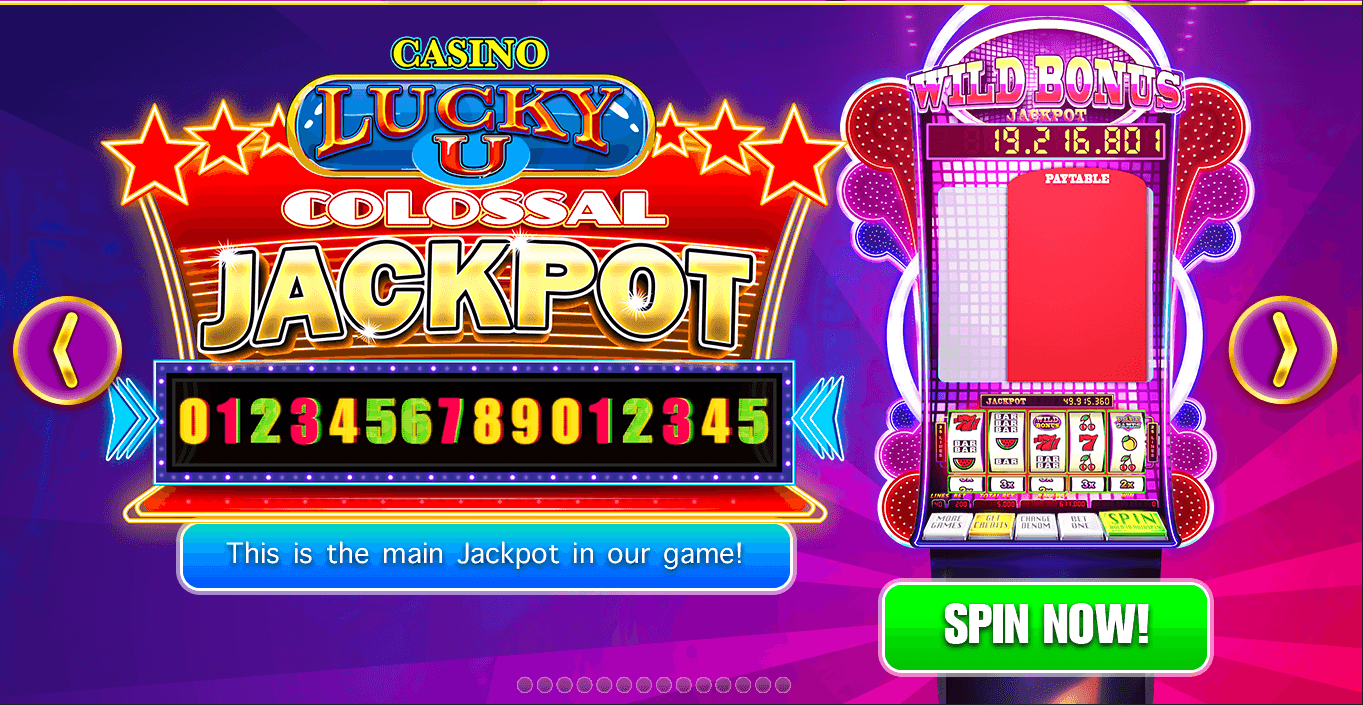slots casino jackpot promo on Behance