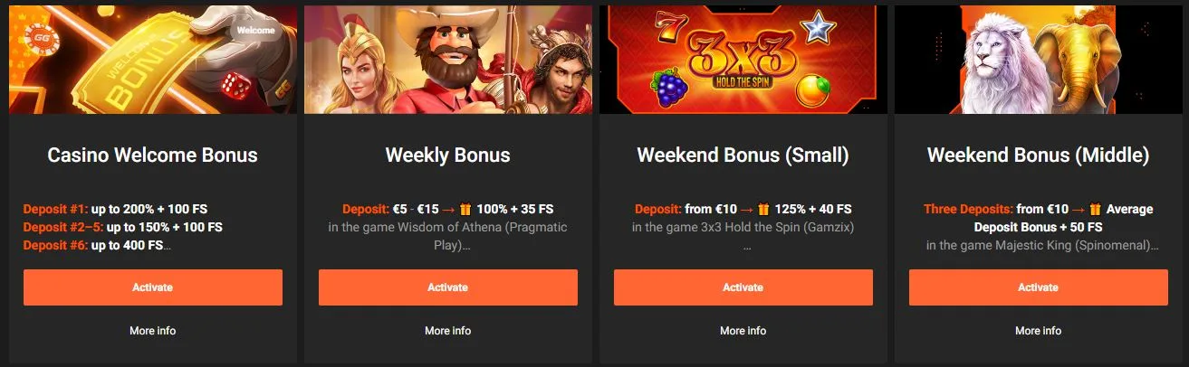 GGBet Casino | Popular Casino Games and Slots | 900 Free Spins