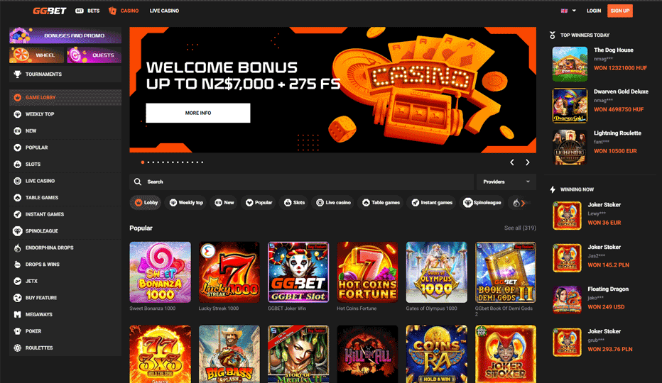 GGBet No Deposit Bonus Code NZ – 50 free spins on Joker Stoker