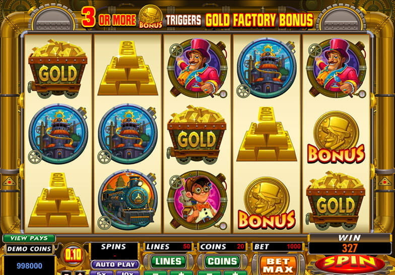 Gold Factory Slot Review - Gold Diggers Better Get Ready