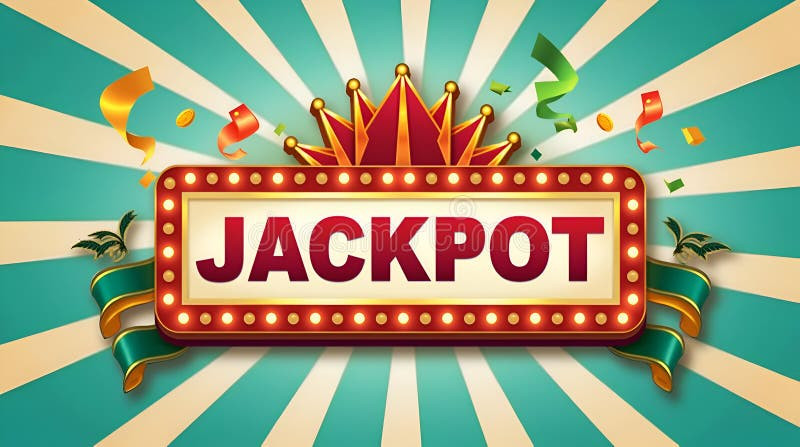 Jackpot Bonus Text Effect on Dark Background, Photo Illustration Image ...