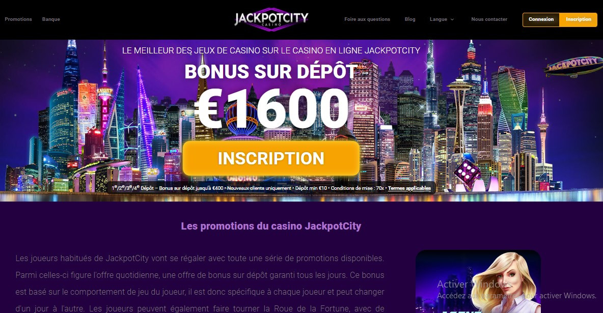 Bonus Jackpot City : Conditions & Avis 2025