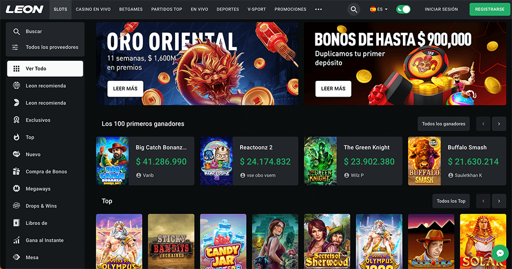 Reseña de Leon Casino por expertos de Respin Chile