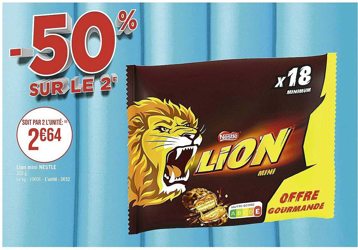 Promo Lion Mini Nestlé chez Casino Supermarchés - iCatalogue.fr