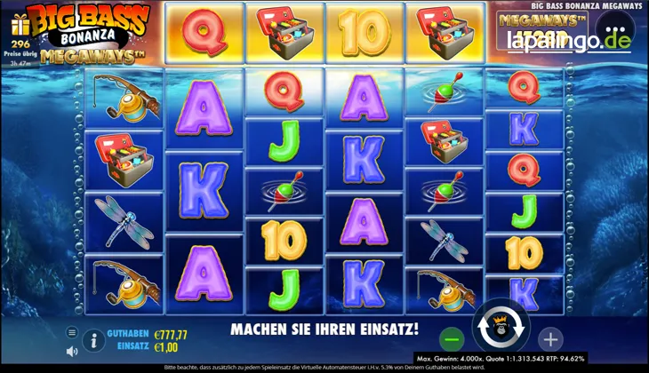 Big Bass Bonanza Megaways™ Slot » Echtgeld-Spiel & kostenlose Demo