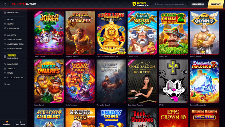 QuickWin Casino ᐉ Reseña, bonos y opiniones de 2025