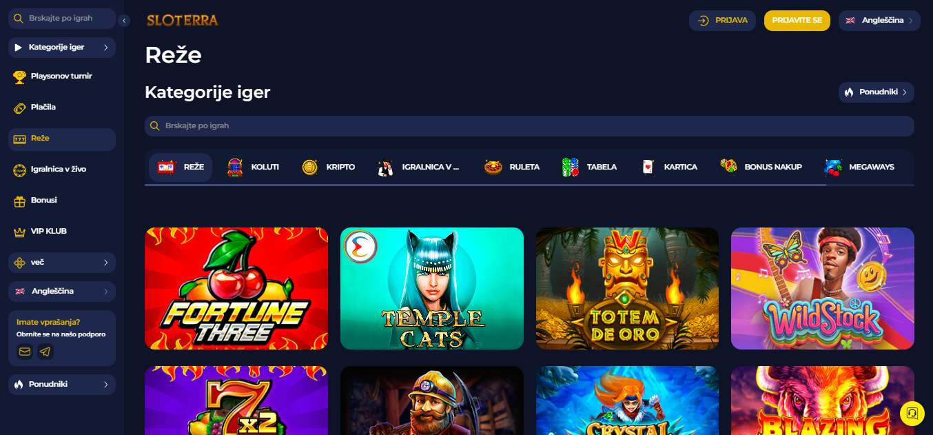 Sloterra Slovenija Casino 2025 ᐅ Recenzija in Bonusi