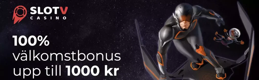 SlotV Casino - Spela med Swish och få 1000 kr i bonus!