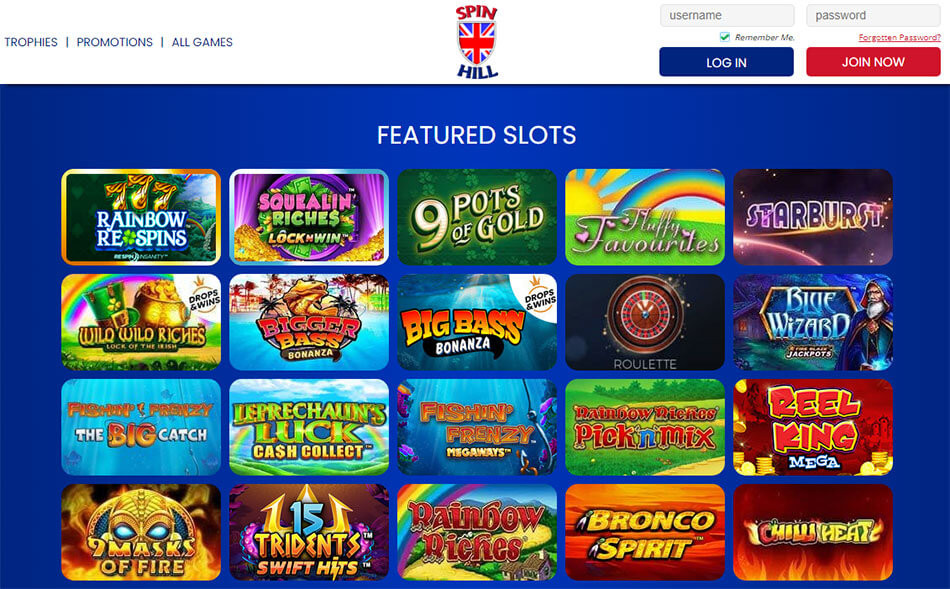 Spin Hill Casino Review 2025 | Claim Free Spins & Bonus Codes