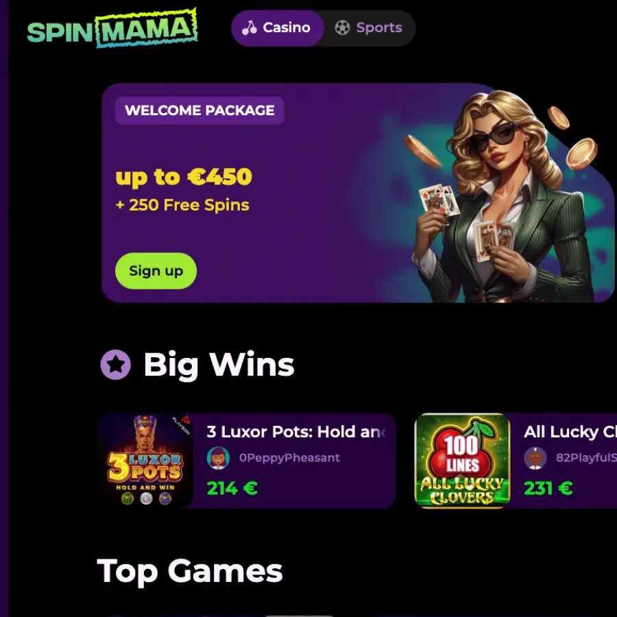 Spinmama - El Mejor Casino Online en España
