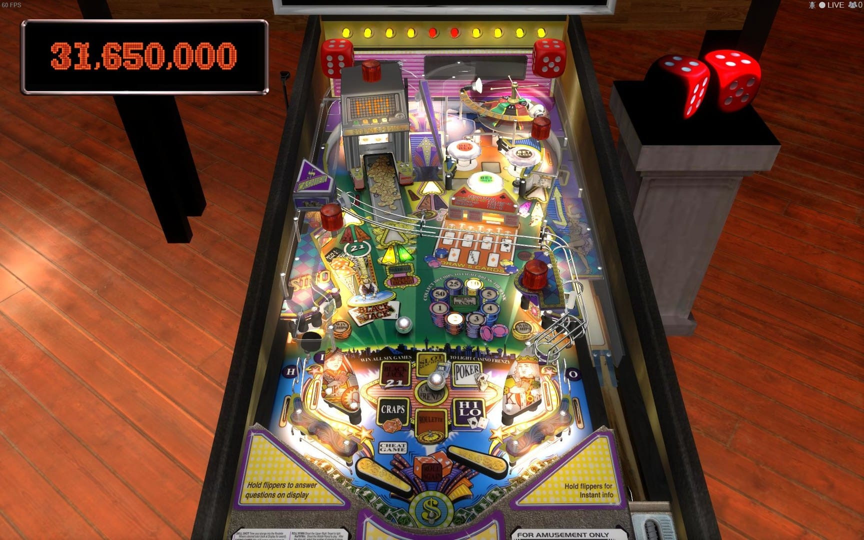 Stern Pinball Arcade: High Roller Casino on Steam