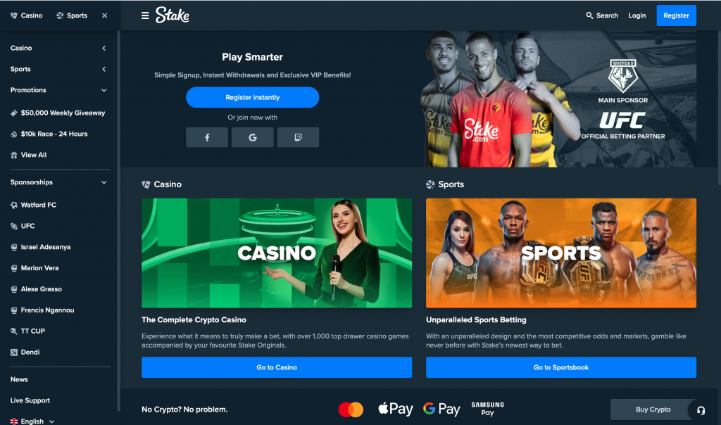 Stake - BETTING SITES RANKING