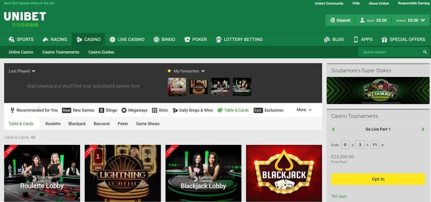 Unibet Casino Review | Casino Sites - Online Casinos UK