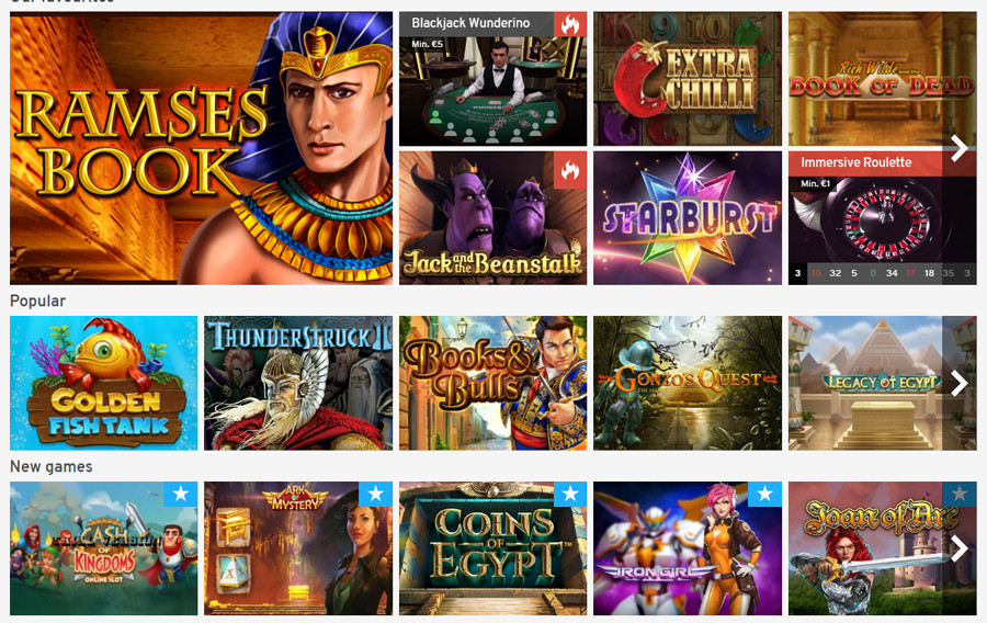 Wunderino Casino - $100 Bonus & 30 Free Spins | mobile-casino.com